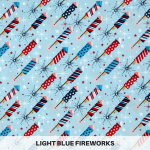 Light Blue Fireworks